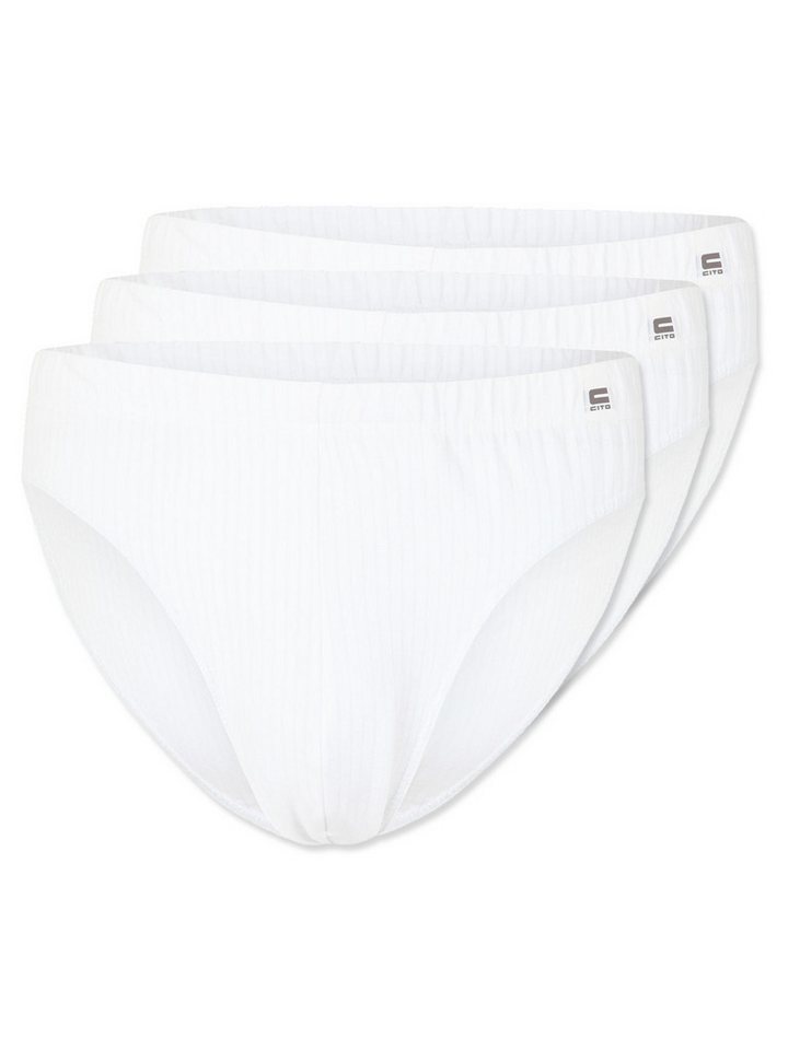 CiTO Slip 3er Pack Herren Slip cotton stripe (Packung, 3-St) - von CiTO