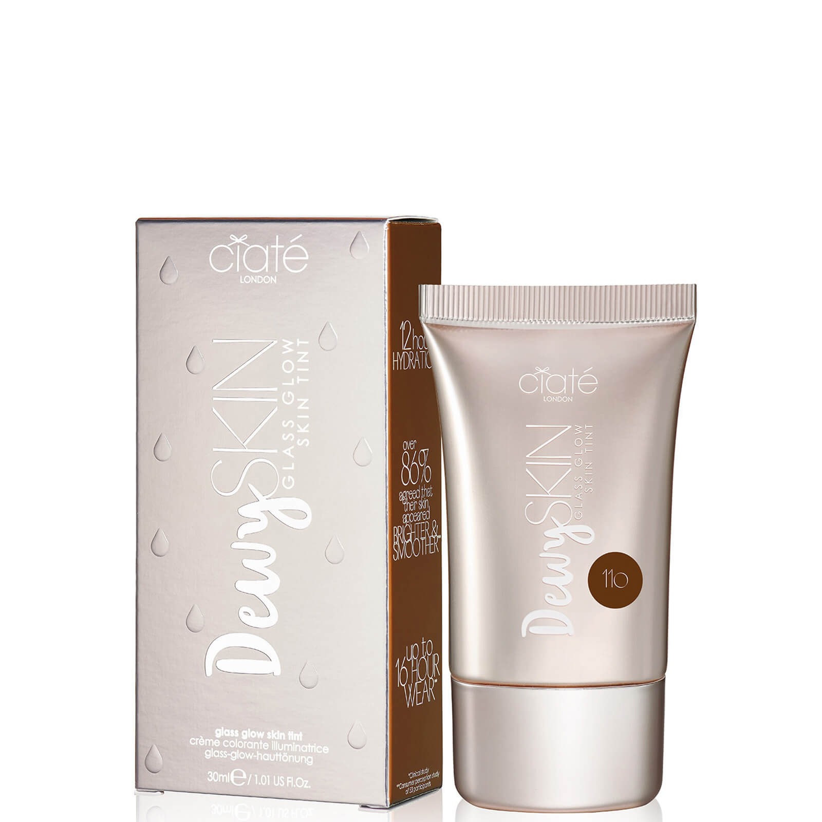 Ciaté London Dewy Skin Foundation 30ml (Various Shades) - 110 von Ciaté London