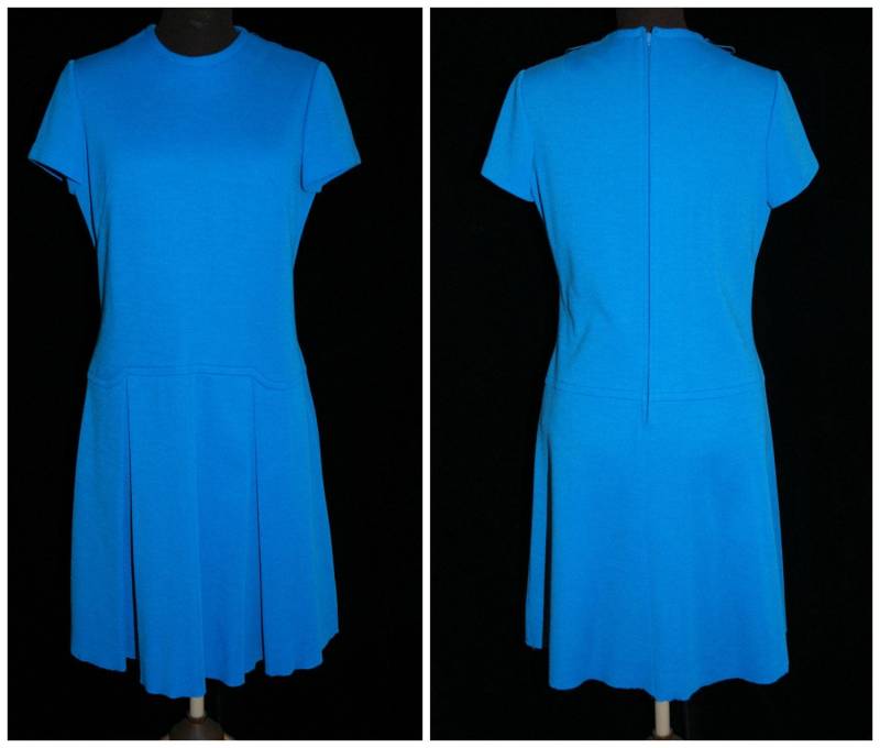 Vintage 60Er Blue Scooter Kleid/Größe Med Faltenfront, Flirty Styling Von Puritan Forever Young Vintage 60Er Blue Scooter Kleid/Größe Med Faltenfront, Flirty Styling Von Puritan Forever Young von CicelysCloset