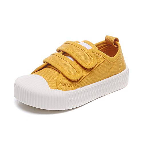 Cicilin Sneaker, Unisex, Kinder, Segeltuchschuhe für Babys, Jungen, Mädchen, Sneaker, Schule, Sport, Unisex, Kinder, Gelb, 27 EU von Cicilin