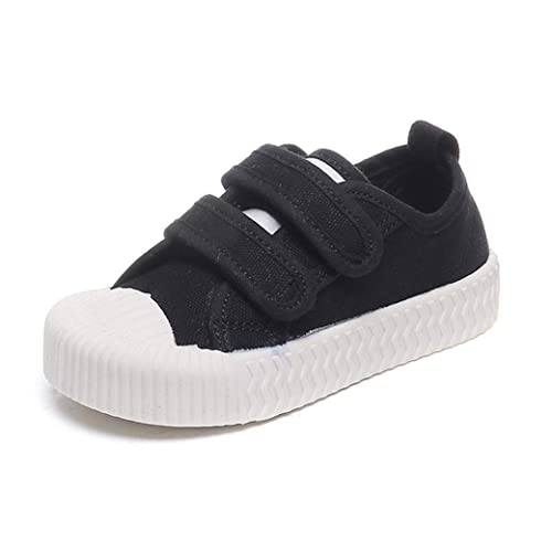 Cicilin Sneaker, Unisex, Kinder, Segeltuchschuhe für Babys, Jungen, Mädchen, Sneaker, Schule, Sport, Unisex, Kinder, Schwarz, 22 EU von Cicilin