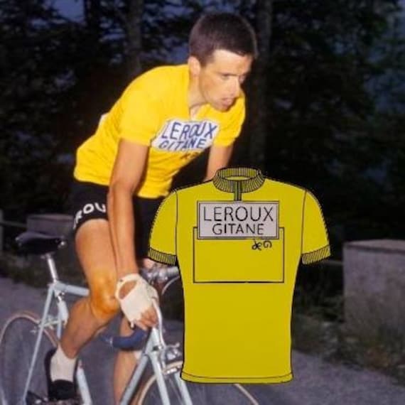 Leroux Gitane Jersey Classic Cycling Gelb Pin Anstecker Tom Simpson von CiclismoBadges
