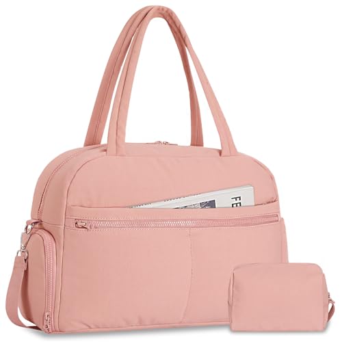 Sport-Turnbeutel für Damen, leichte Reisetasche mit Schuhfach und Nasstasche, Wochenendtasche, Übernachtungstasche, Fitness-Workout-Tasche mit Kulturbeutel, P-pink, Lässig und modisch Sport-Turnbeutel für Damen, leichte Reisetasche mit Schuhfach und Nasstasche, Wochenendtasche, Übernachtungstasche, Fitness-Workout-Tasche mit Kulturbeutel, P-pink, Lässig und modisch von Cico Rider