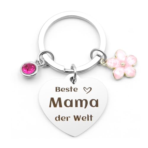 Schlüsselanhänger Mama Mutter Geschenk Geburtstagsgeschenk Von Sohn Tochter Beste Mama Geschenk Für Muttertag Geburtstag Weihnachten Valentinstag Danke Mutter Geschenk Muttertagsgeschenke Für Mama von Cidenbio