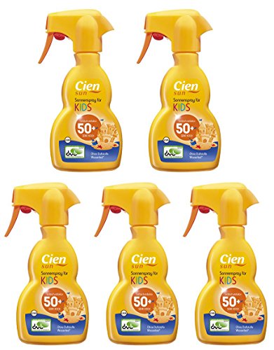 5 x 250 ml Cien Sun Sonnenspray für Kinder LSF 50 Wasserfest MHD 07/2019 5 x 250 ml Cien Sun Sonnenspray für Kinder LSF 50 Wasserfest MHD 07/2019 von Cien