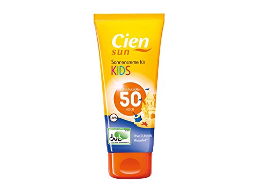 CIEN Sun Sonnencreme für Kids LSF 50 UVA - Ohne Duft- und Farbstoffe, wasserfest - 100 ml CIEN Sun Sonnencreme für Kids LSF 50 UVA - Ohne Duft- und Farbstoffe, wasserfest - 100 ml von Cien