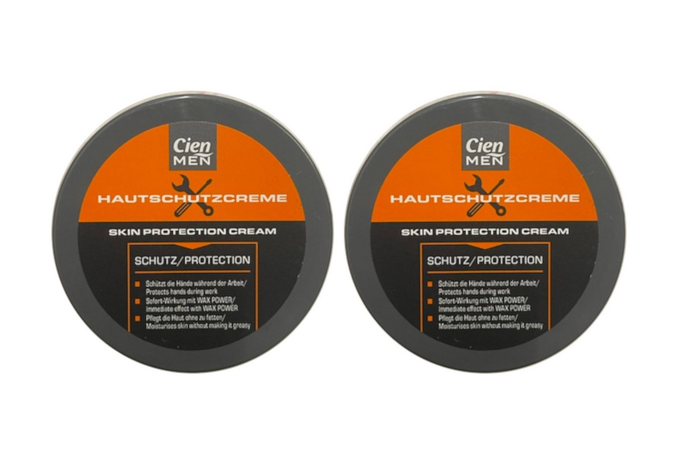 Cien Handcreme Cien Men Hautschutzcreme 75ml x 2 2 x 75ml, Pflegt die Haut ohne zu fetten von Cien