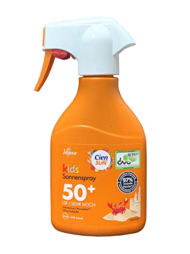 Cien Sun Sonnenschutz Kids Sonnenspray, LSF 50 +, Sehr Hoch, Ohne Duftstoffe, 250 ml Cien Sun Sonnenschutz Kids Sonnenspray, LSF 50 +, Sehr Hoch, Ohne Duftstoffe, 250 ml von Cien