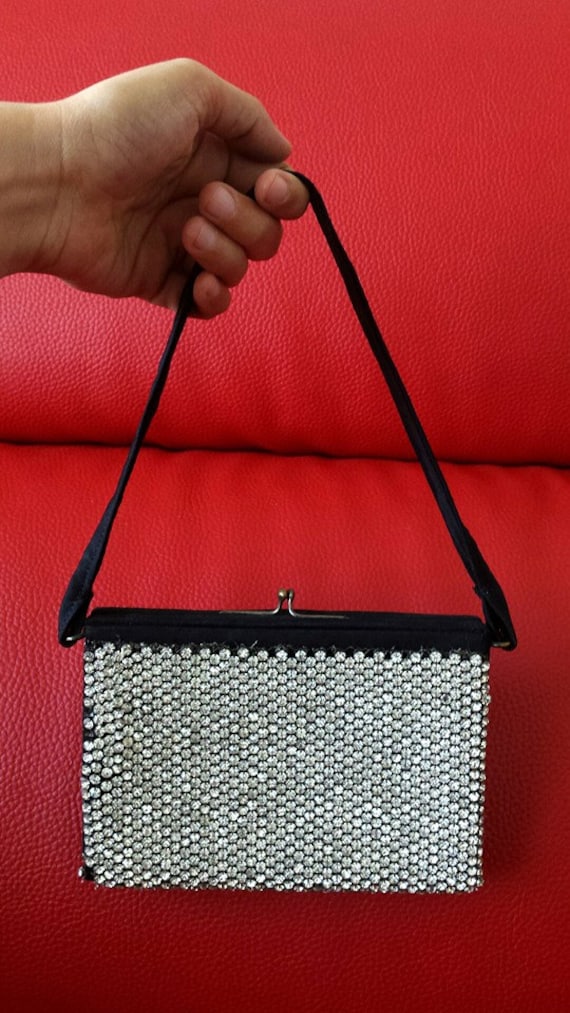Vintage 50Er Jahre Strass-Handtasche Vintage 50Er Jahre Strass-Handtasche von Cienicientas