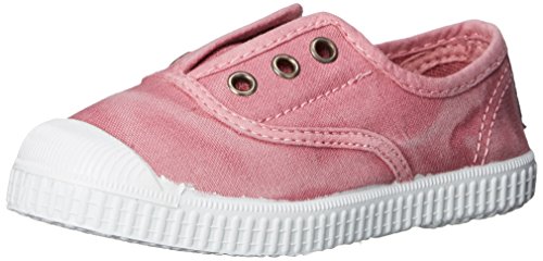 Cienta rosa elastischen Unisexbabyschuhe gleiten auf Stoff 28 von Cienta