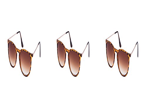Ciffre 3 er Set EL-Sunprotect Classic Optik Sonnenbrille - UV400 Brille Premium Qualität - Leopard Look Braune Glässer Ciffre 3 er Set EL-Sunprotect Classic Optik Sonnenbrille - UV400 Brille Premium Qualität - Leopard Look Braune Glässer von Ciffre
