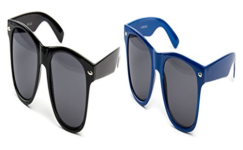 Ciffre Geiles 2 er Set Party Brillen Partybrille Sonnenbrillen Schwarz + Dunkel Blau Ciffre Geiles 2 er Set Party Brillen Partybrille Sonnenbrillen Schwarz + Dunkel Blau von Ciffre