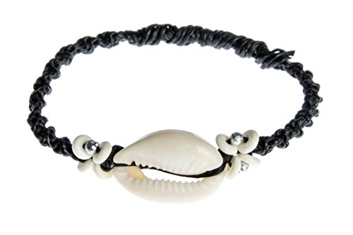 Ciffre Muschelarmband Glücksbringer Geburtstag Armband Band Muschel Kauri Kauri Schwarz Groß Ciffre Muschelarmband Glücksbringer Geburtstag Armband Band Muschel Kauri Kauri Schwarz Groß von Ciffre