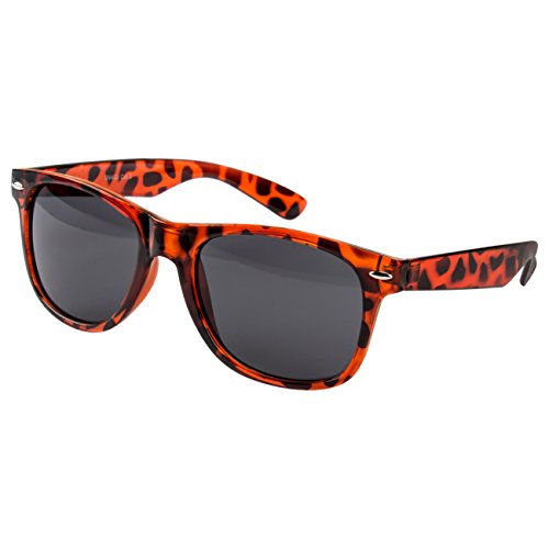 Ciffre Sonnenbrille Nerdbrille Nerd Retro Look Brille Pilotenbrille Vintage Look - ca. 80 verschiedene Modelle Leopard Dunkle Glässer Ciffre Sonnenbrille Nerdbrille Nerd Retro Look Brille Pilotenbrille Vintage Look - ca. 80 verschiedene Modelle Leopard Dunkle Glässer von Ciffre