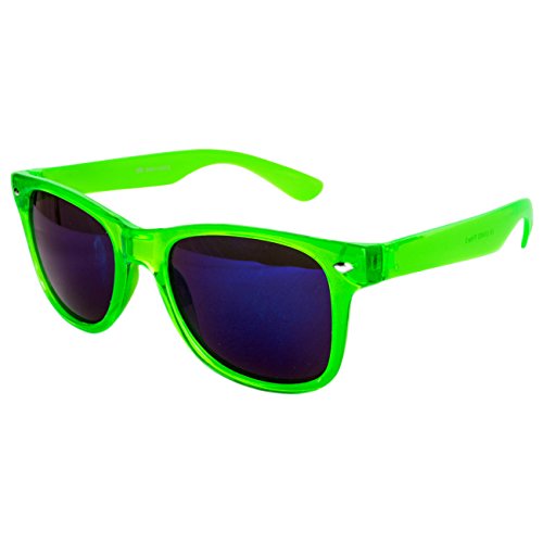 Ciffre Sonnenbrille Nerdbrille Nerd Retro Look Brille Pilotenbrille Vintage Look - ca. 80 verschiedene Modelle Neon Grün Transparent Blau Glas Ciffre Sonnenbrille Nerdbrille Nerd Retro Look Brille Pilotenbrille Vintage Look - ca. 80 verschiedene Modelle Neon Grün Transparent Blau Glas von Ciffre