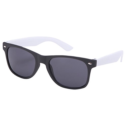 Ciffre Sonnenbrille Nerdbrille Nerd Retro Look Brille Pilotenbrille Vintage Look - ca. 80 verschiedene Modelle Schwarz Weiß Matt Ciffre Sonnenbrille Nerdbrille Nerd Retro Look Brille Pilotenbrille Vintage Look - ca. 80 verschiedene Modelle Schwarz Weiß Matt von Ciffre