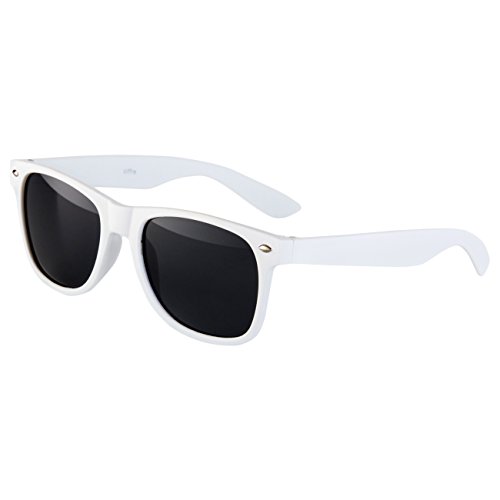 Ciffre Sonnenbrille Nerdbrille Nerd Retro Look Brille Pilotenbrille Vintage Look - ca. 80 verschiedene Modelle Weiß Matt Ciffre Sonnenbrille Nerdbrille Nerd Retro Look Brille Pilotenbrille Vintage Look - ca. 80 verschiedene Modelle Weiß Matt von Ciffre