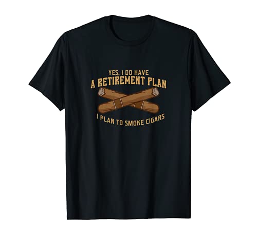 Lustiger Zigarrenraucher Männer Ruhestand Plan I Plan To Smoke Geschenk T-Shirt Lustiger Zigarrenraucher Männer Ruhestand Plan I Plan To Smoke Geschenk T-Shirt von Cigarette Tobacconist Senior Cigar Set Gift Idea