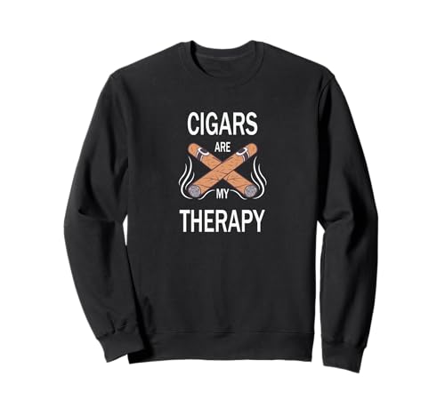 Zigarren sind Meine Therapie Lustige Zigarre Männer Frauen Zigarren Sweatshirt Zigarren sind Meine Therapie Lustige Zigarre Männer Frauen Zigarren Sweatshirt von Cigars Funny Cigar Lounge Ash