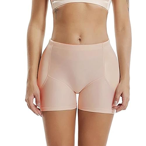 Cihdmfb Bauchweg Unterhose Damen Große Größe Miederhose Stark Formende Shapewear Hohe Taille Unterhose mit Bein Figurformende Miederpants Body Shaper Bauchkontrolle Unterwäsche(E Beige,4XL) von Cihdmfb