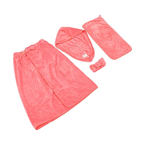 Ciieeo Badetuch Set Mit Wickeltuch Haartuch Stirnband Und Duschhaube Für Damen Aus Hochwertigem Material Mit Guter Wasserabsorption Und Trocknung Vielseitig Einsetzbar Für Beauty-salons von Ciieeo