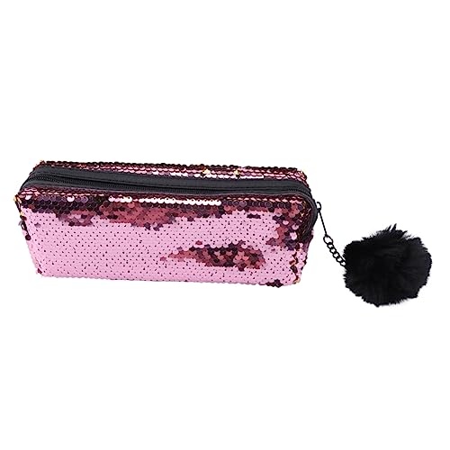 Ciieeo Glitzernde Schreibwarentasche 1 Stück Federmäppchen Pailletten-Bleistiftetui Make-Up-Bleistiftetui Meerjungfrau-Make-Up-Tasche Damen-Make-Up-Tasche Make-Up-Tasche Für Geldbörse von Ciieeo