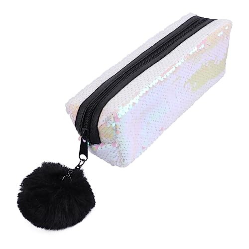 Ciieeo 1 Stück Federmäppchen Pailletten-Bleistiftetui Make-Up-Bleistiftetui Reißverschluss-Bleistiftbeutel Kosmetiktasche Für Geldbörse Glitzer-Make-Up-Tasche von Ciieeo