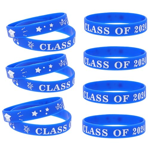 Ciieeo 10 Stück Silikonarmbänder Abschlussklasse Wiederverwendbare Elastische Armbänder für Graduierungsfeiern für Erwachsene Perfektes Zubehör für Festliche Anlässe von Ciieeo