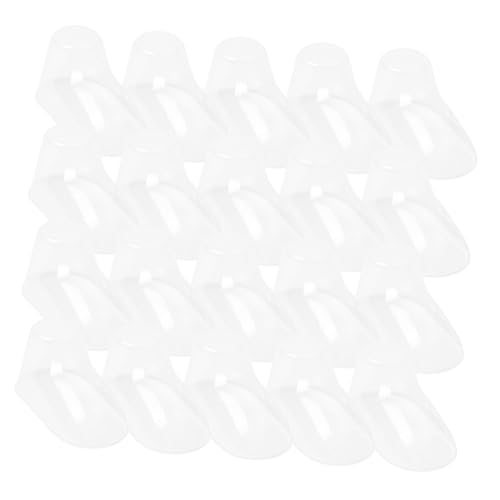 Ciieeo 100 Stück Transparente Kunststoff Fußmodelle Stabile Schuhhalter für Babysocken und Hausschuhe Praktische Schuhformgeber für Junge Mädchen Schuhe und Socken Display von Ciieeo