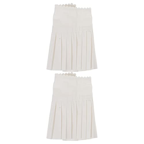 Ciieeo Diy Chiffon Ärmel Manschetten Für Damen Mädchen Mit Spitze Dekorative Falsche Kleidungszubehör Hülse Arm Manschetten von Ciieeo