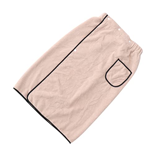 Ciieeo Hochdichtes Herren-badetuch Tragbarer Baderock Gemütlicher Bademantel Für Zuhause Schnelltrocknend von Ciieeo