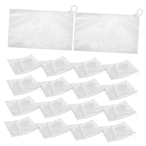 Ciieeo 20 Stück Ästhetische Federmäppchen Kunststoff-federmäppchen Reißverschluss-stiftetaschen Tragbare Stifttaschen Für Die Büroschule von Ciieeo