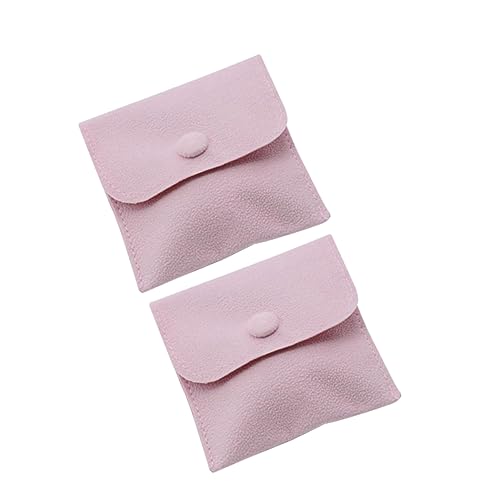 Ciieeo 2stücke Schmuckbeutel Geschenkbeutel Münzbeutel Halskettenbeutel Für Mädchen Und Frauen Rosa von Ciieeo