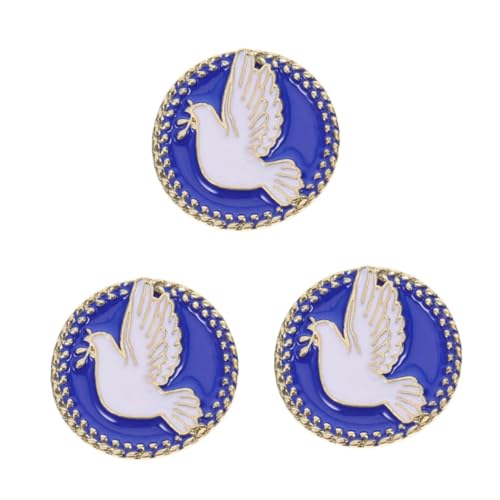 Ciieeo 3 Stück Friedenssymbol Brosche Peace Dove Anstecknadel für Kleidung Rucksäcke und Hüte Brosche für Hochzeiten Feiern und Besondere Anlässe Langlebig und Bedeutungsvoll von Ciieeo