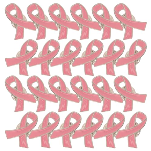 Ciieeo 30 Stück Rosa Schleifen-Brosche Anstecknadel Aus Eisen Für Frauen Mädchen Damen Brustnadel Zur Dekoration 2 5 X 2 0 Cm von Ciieeo