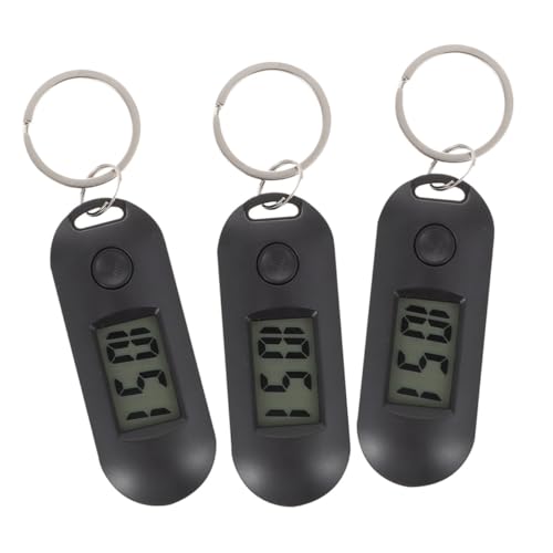 Ciieeo 3stücke Schlüsselanhänger Digitale Uhr Hängeuhren Kleine Elektronische Uhr Tragbare Schlüsselanhänger Clip Für Schüler Altersgruppen von Ciieeo