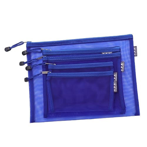 Ciieeo 5st Reißverschlusstasche Reisenetzbeutel Schlüsselanhänger Halter Fall Reisetaschen-toilettenartikel Federmäppchen Make-up-Organizer-geldbörse Bilden A4 Halterung von Ciieeo