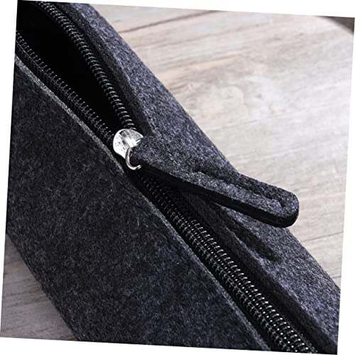 Ciieeo Makeup Tasche 6 Stück Reißverschluss-Briefpapieretui Mit Großem Fassungsvermögen Filz-Briefpapieretui Schreibwarenetui Mit Reißverschluss Stiftetui Make-Up-Tasche Stift-Organizer von Ciieeo