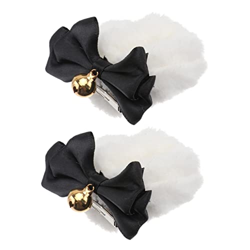 Ciieeo Bärenohren Haarnadeln aus Weichem Material für Mädchen Zierliche Haarspangen für Kostümpartys und Kreative Outfits Niedliches Kopfschmuck Accessoire von Ciieeo