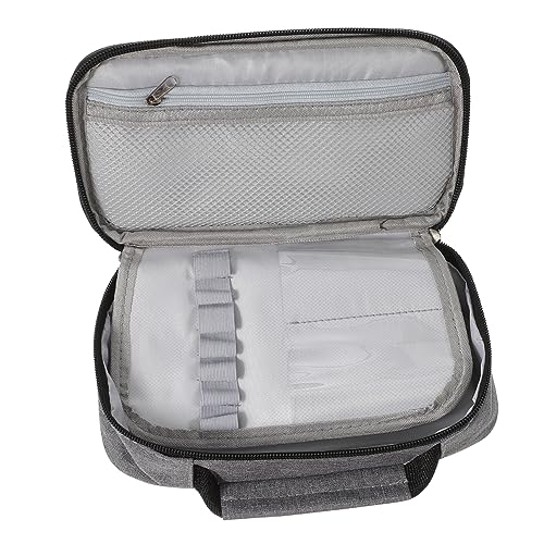 Ciieeo Mäppchen Mesh-aufbewahrungstaschen Mesh-stifttasche Stifttasche Mit Reißverschluss Stift-Organizer Stiftetui Mit Reißverschluss Buntstiftetui Segeltuch Bleistift Student Herrscher von Ciieeo