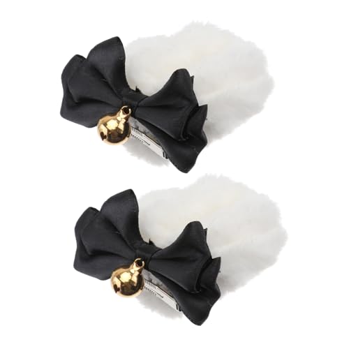 Ciieeo Kreative Bärenohren Haarnadeln Set Niedliche Handgemachte Haaraccessoires Mit Schleifen Für Partys Und Cosplay Für Mädchen Und Frauen von Ciieeo