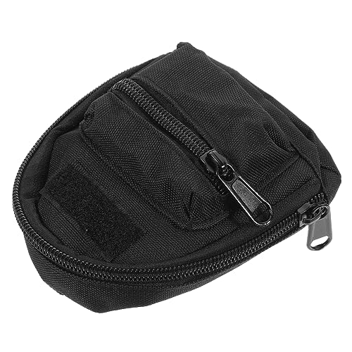 Ciieeo Kleiner Kopfhörer Tasche aus Aluminiumlegierung und Canvas Tragbar für Outdoor Aktivitäten Stilvoller Schlüsselanhänger Münzbeutel für Damen und Herren von Ciieeo