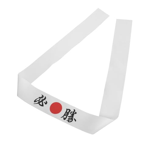 Ciieeo Japanisches Ninja Stirnband Hachimaki Band Chef Bandanas Für Männer Frauen Karate Samurai Party Kopftuch Koch Zubehör von Ciieeo