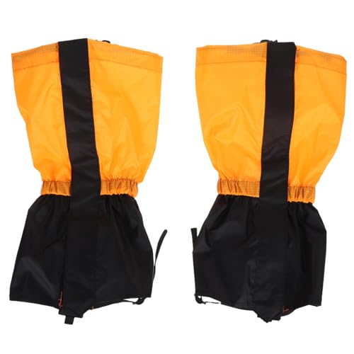 Ciieeo Outdoor Gamaschen Damen Herren Verstellbare Leichte Beinmanschetten Sand und Wasserabweisend Kompakt Faltbar für Wandern Klettern Trail Running Schutz vor Sand und Nässe von Ciieeo