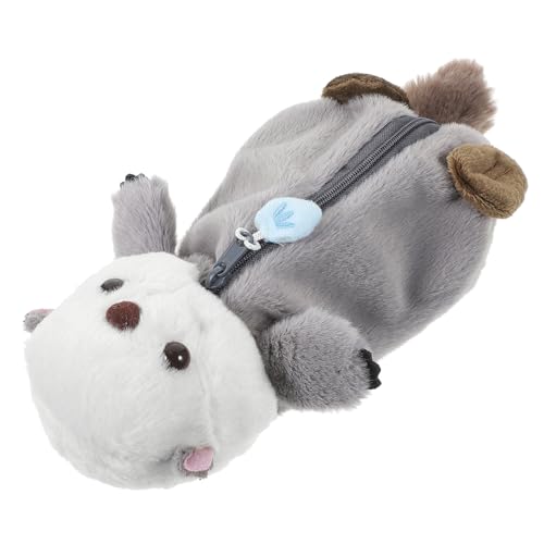 Ciieeo Plüsch Federmäppchen Geldbörse Mit Reißverschluss Federmäppchen Für Puppen Federmäppchen Süß 3D-stiftetui Federmäppchen Für Tiere Kawaii Federmäppchen Reisen Mini Tasche von Ciieeo