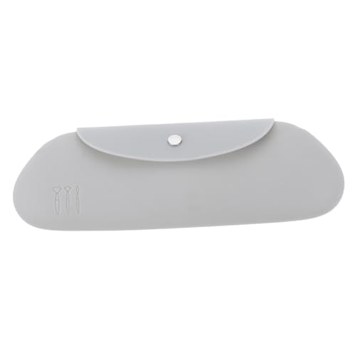 Ciieeo Reise Kosmetiktasche aus Silikon Tragbarer Make Up Pinsel Organizer für Unterwegs Wiederverwendbar und Leicht mit Großem Stauraum für Kosmetik und Utensilien von Ciieeo