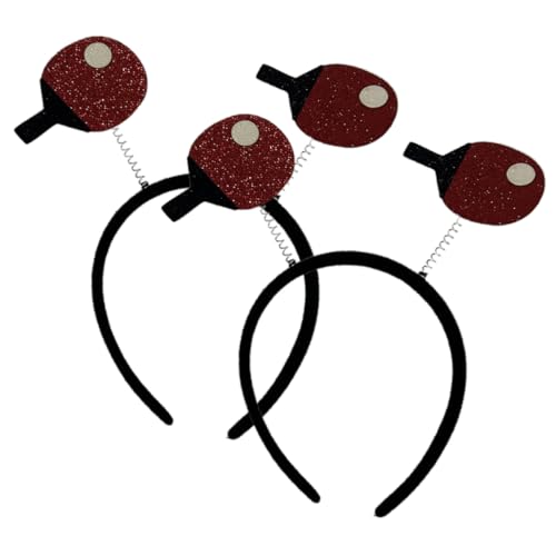 Ciieeo Sport Themen Stirnband Tischtennis Schläger Party Kopfschmuck Haar Zubehör Set von Ciieeo