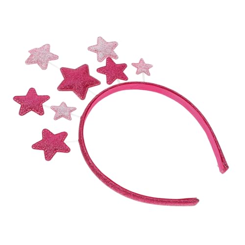 Ciieeo Stirnband Mit Sternen Für Geburtstage Partys Cosplay Bühnenauftritte Aus Kunststoff Für Erwachsene Und Junge Mädchen Fünfzackiges Sternendesign Kopfbedeckung Für Feiertage von Ciieeo