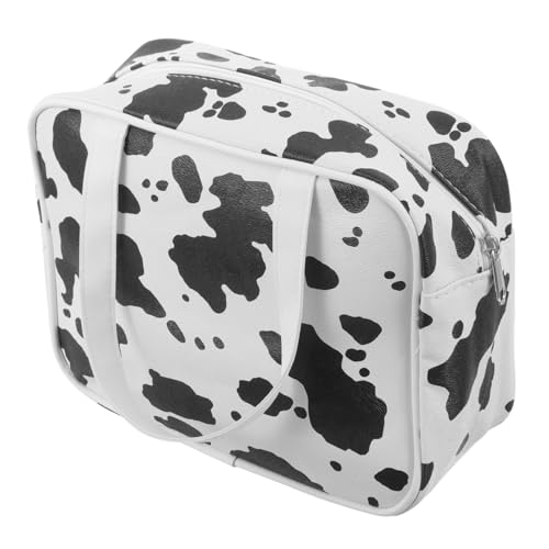 Ciieeo Tragbare Kosmetiktasche aus PU wasserdichte Handtasche mit Großem Fassungsvermögen Multifunktionaler Kulturbeutel für Reisen und Unterwegs Leichter Organizer für Make Up und von Ciieeo