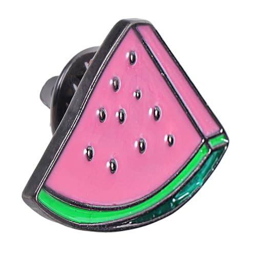 Ciieeo Wassermelonenbrosche Wassermelonen-Kleidungsnadel Wassermelone kleine Anstecknadel Cartoon-Brosche Wassermelonen-Mini-Pin Wassermelonen-Neuheitsnadel Legierung von Ciieeo